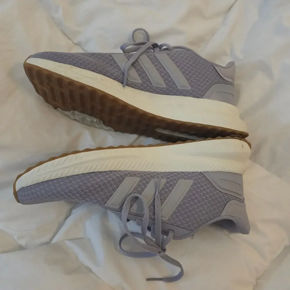 adidas Cloudfoam Comfort Gray Sneakers Women’s 9 Gum Sole Running Walking Shoes